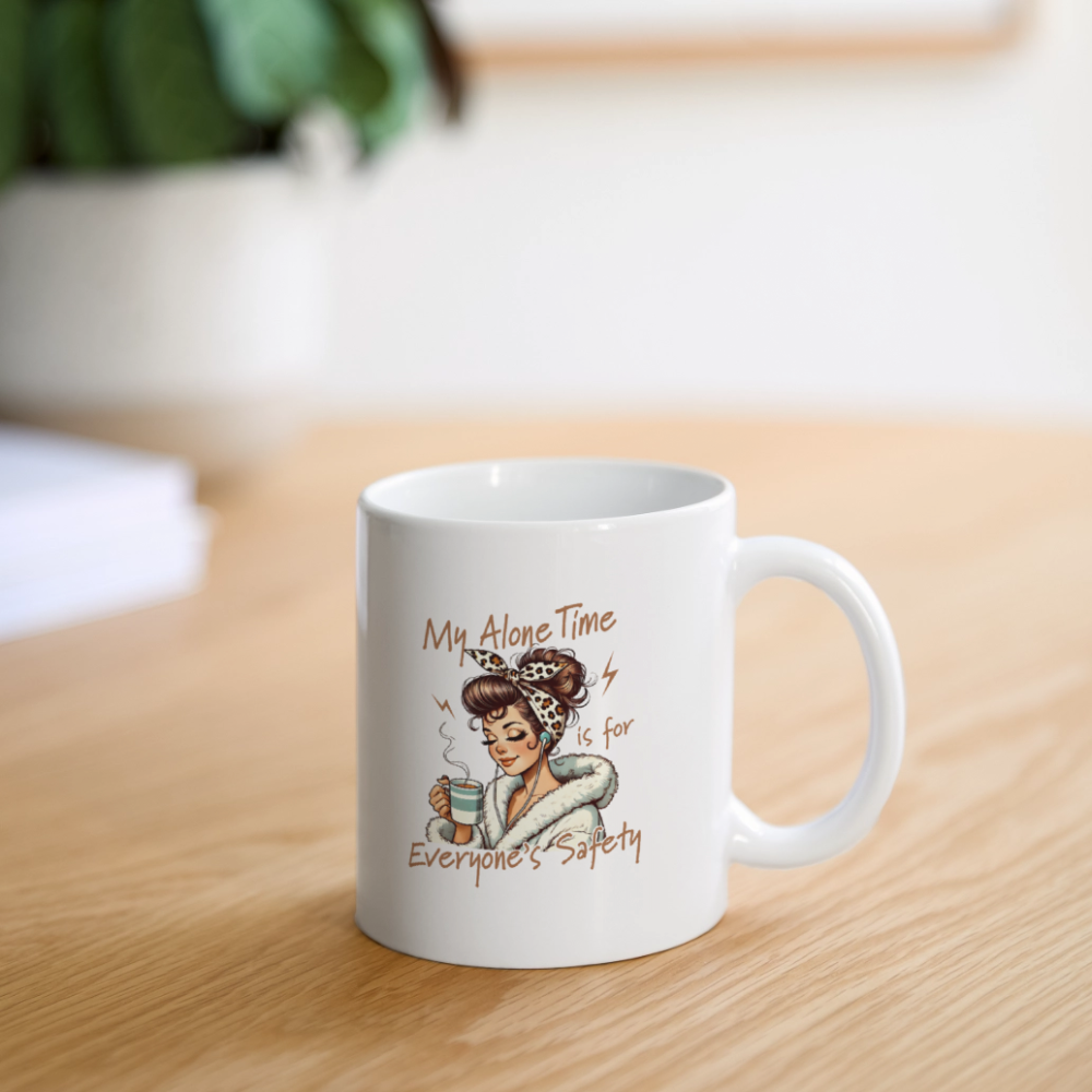 Alone Time -coffee mug - white