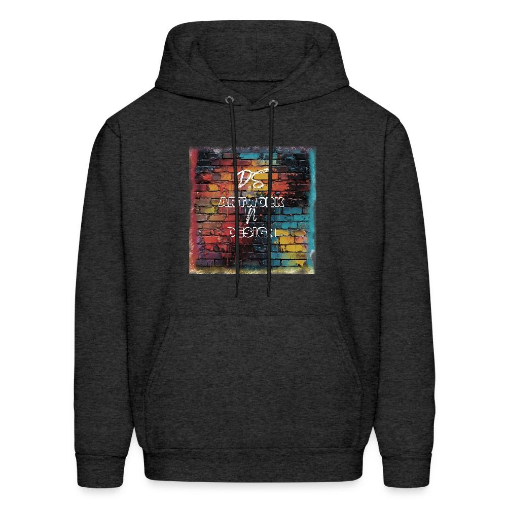 Brick Wall Art - Men's Hoodie - charcoal grey