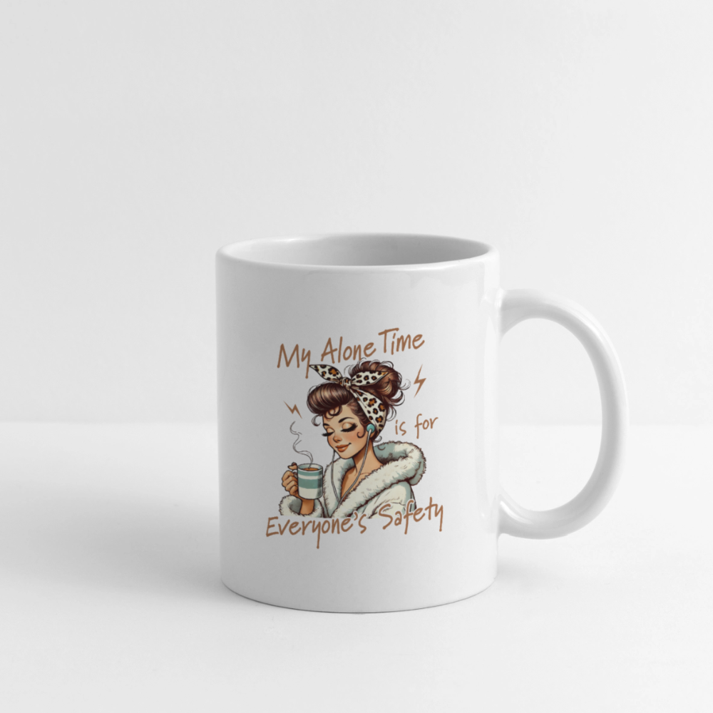 Alone Time -coffee mug - white