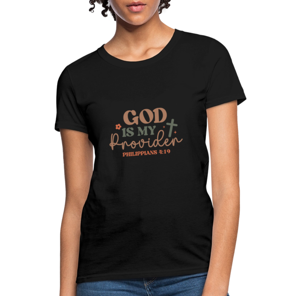 God my Provider - Women's T-Shirt - black