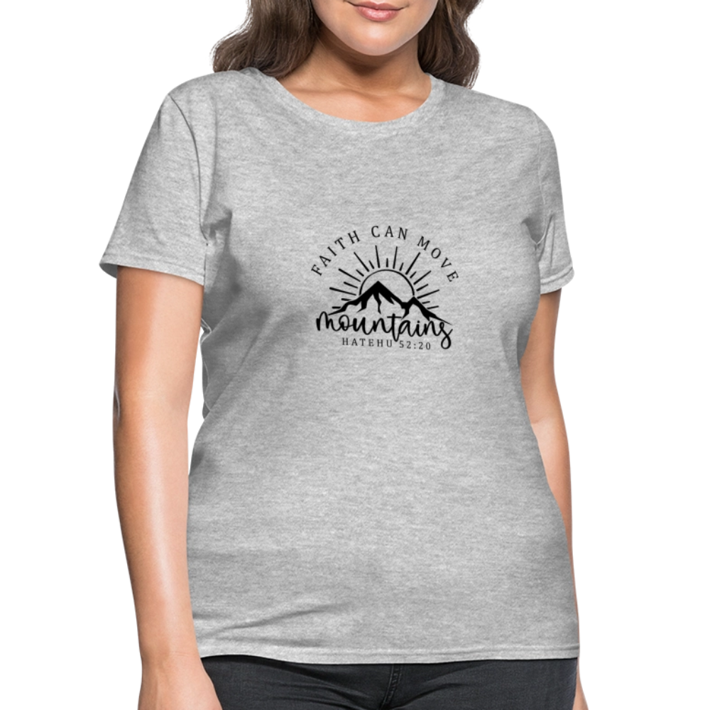 Faith Can - Women's T-Shirt - heather gray