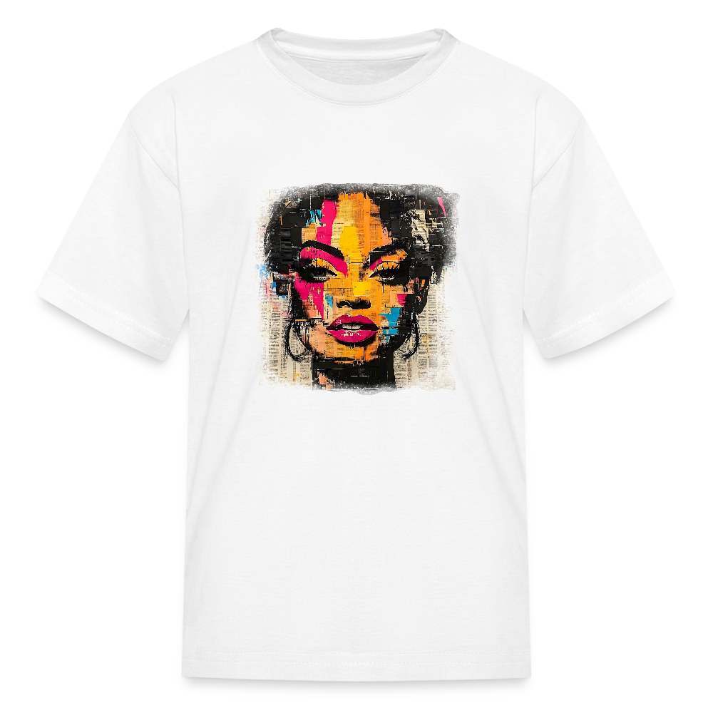 Pop Culture Woman 2 - Kids' T-Shirt - white