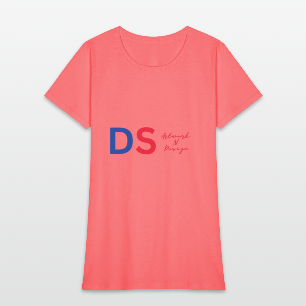 DS Artwork n Design - Women's T-Shirt - coral