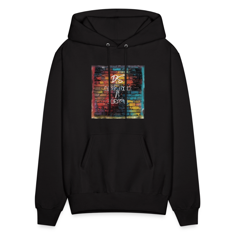 Brick Wall Art - Men's Hoodie - black