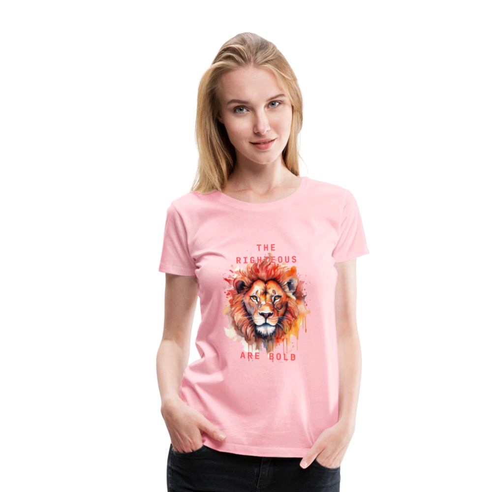 Bold Lion - Women’s T-Shirt - pink