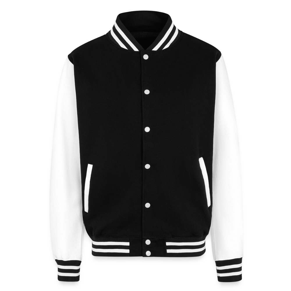 Stay Strong - Men's Letterman Jacket - black/white
