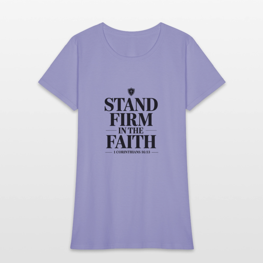 Stand Firm - women's t-shirt - lavender