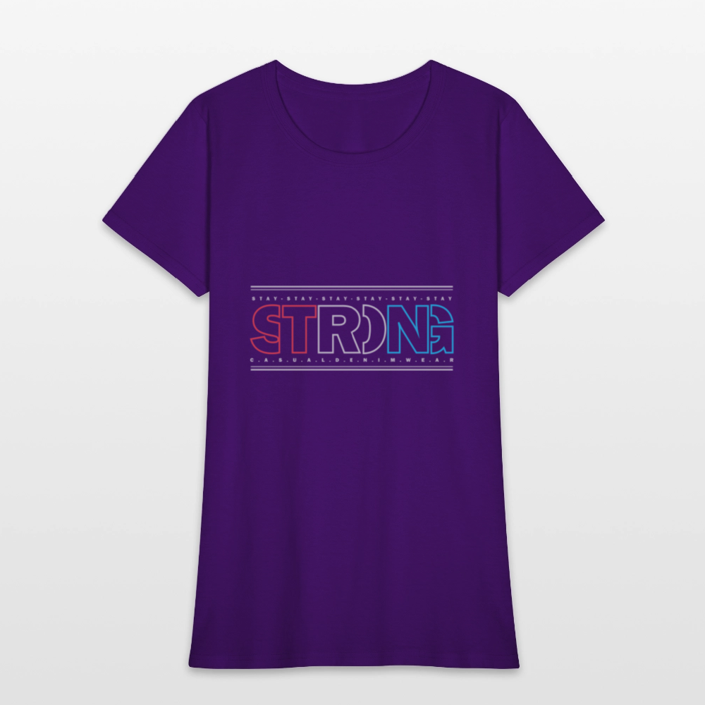 Stay Strong - Women's T-Shirt - purple