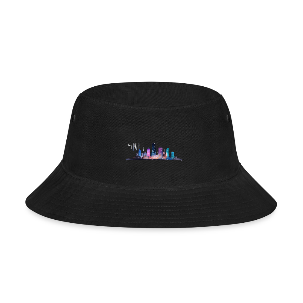 H-town Skyline - Bucket Hat - black