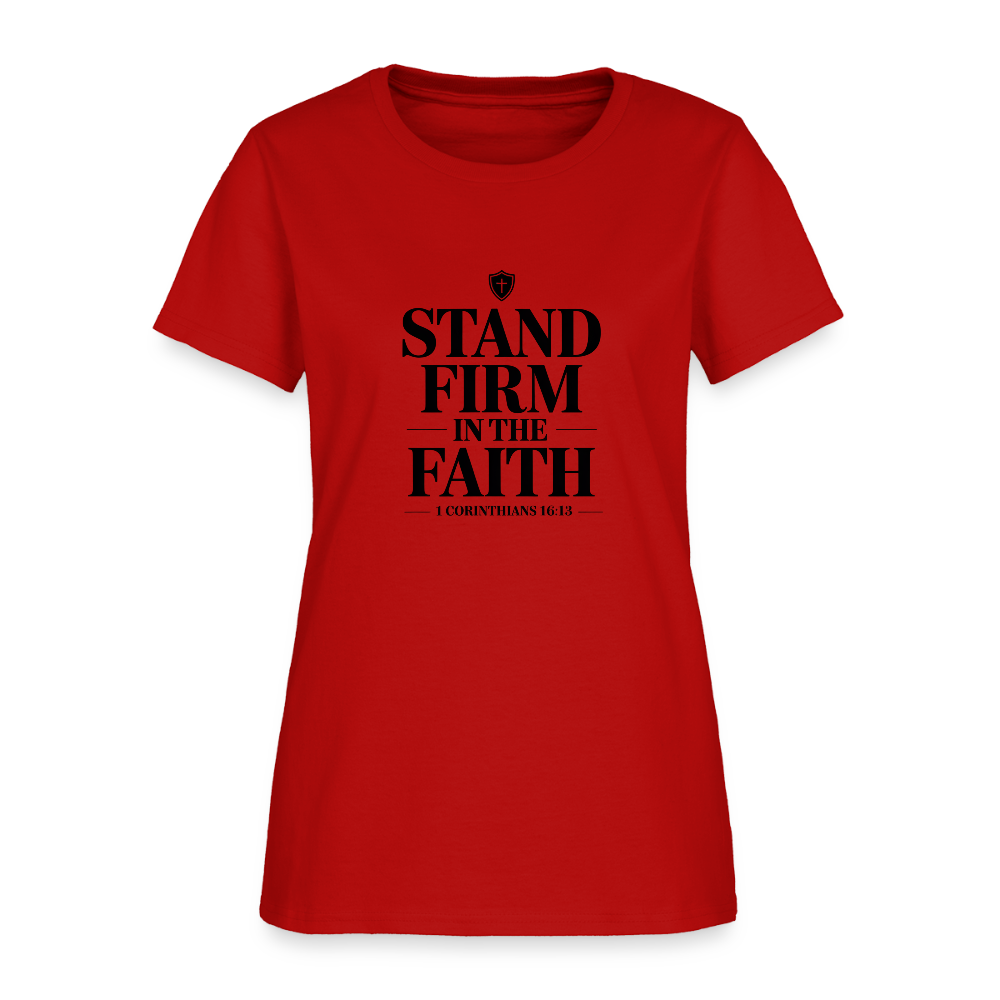 Stand Firm - women's t-shirt - red