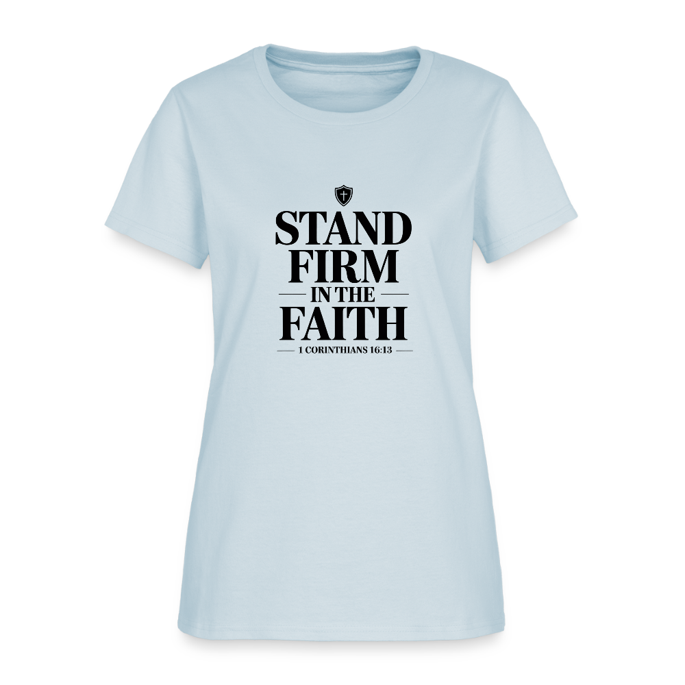 Stand Firm - women's t-shirt - light blue
