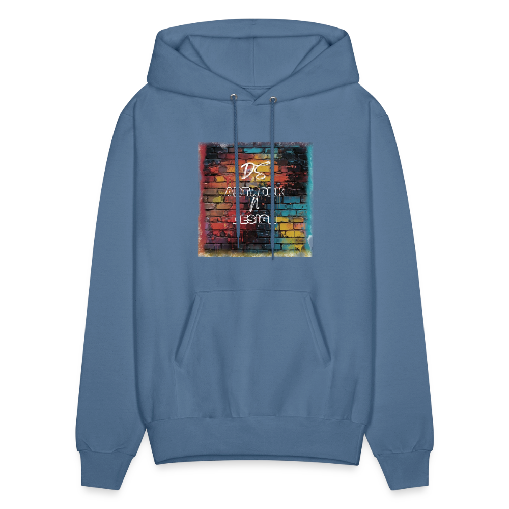 Brick Wall Art - Men's Hoodie - denim blue