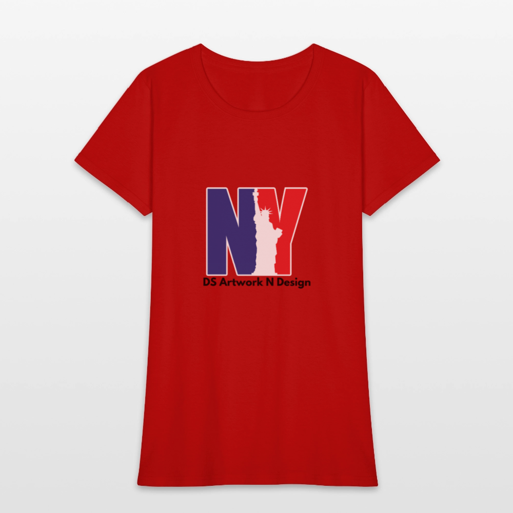 NY - Women's T-Shirt - red