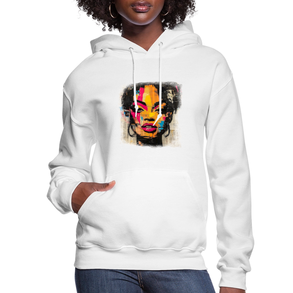 Pop Culture Woman 2 - Women's Hoodie - white