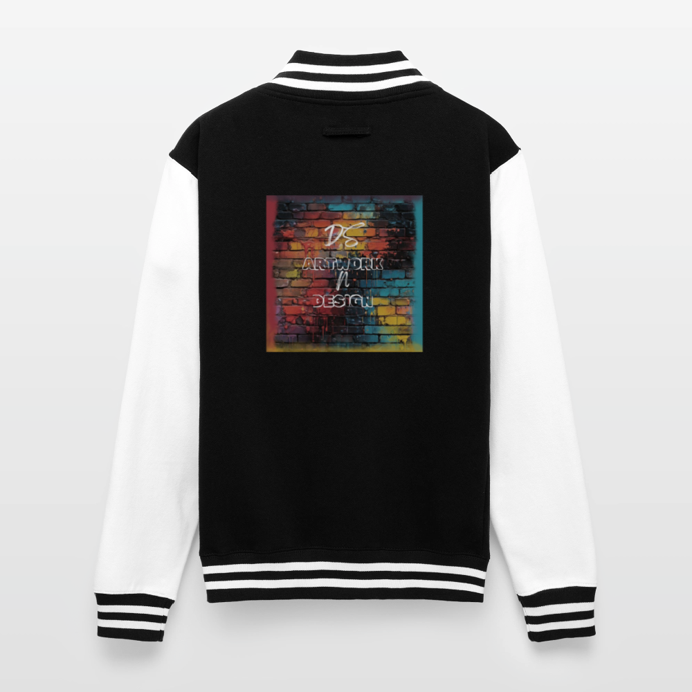 Brick Wall Art - Letterman Jacket - black/white