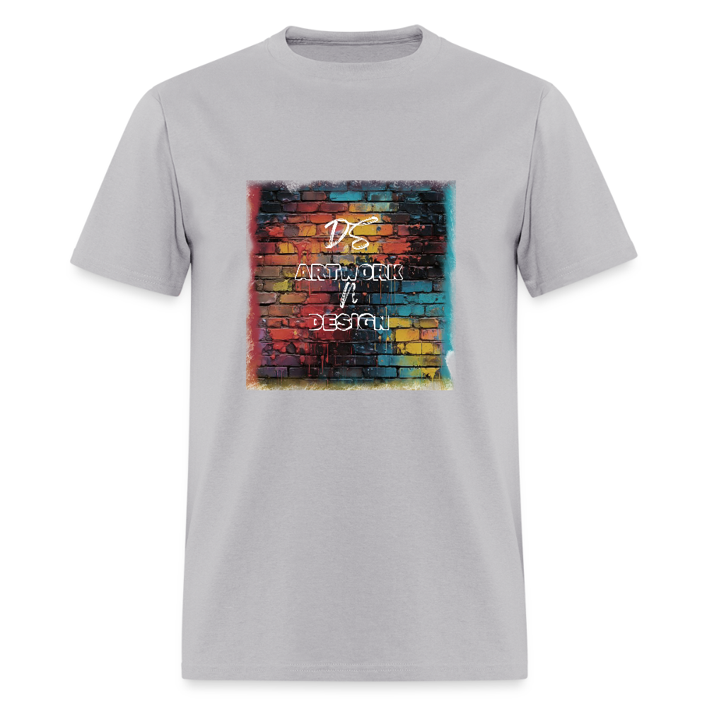 Brick Wall Artwork - Men's Tee - gravel