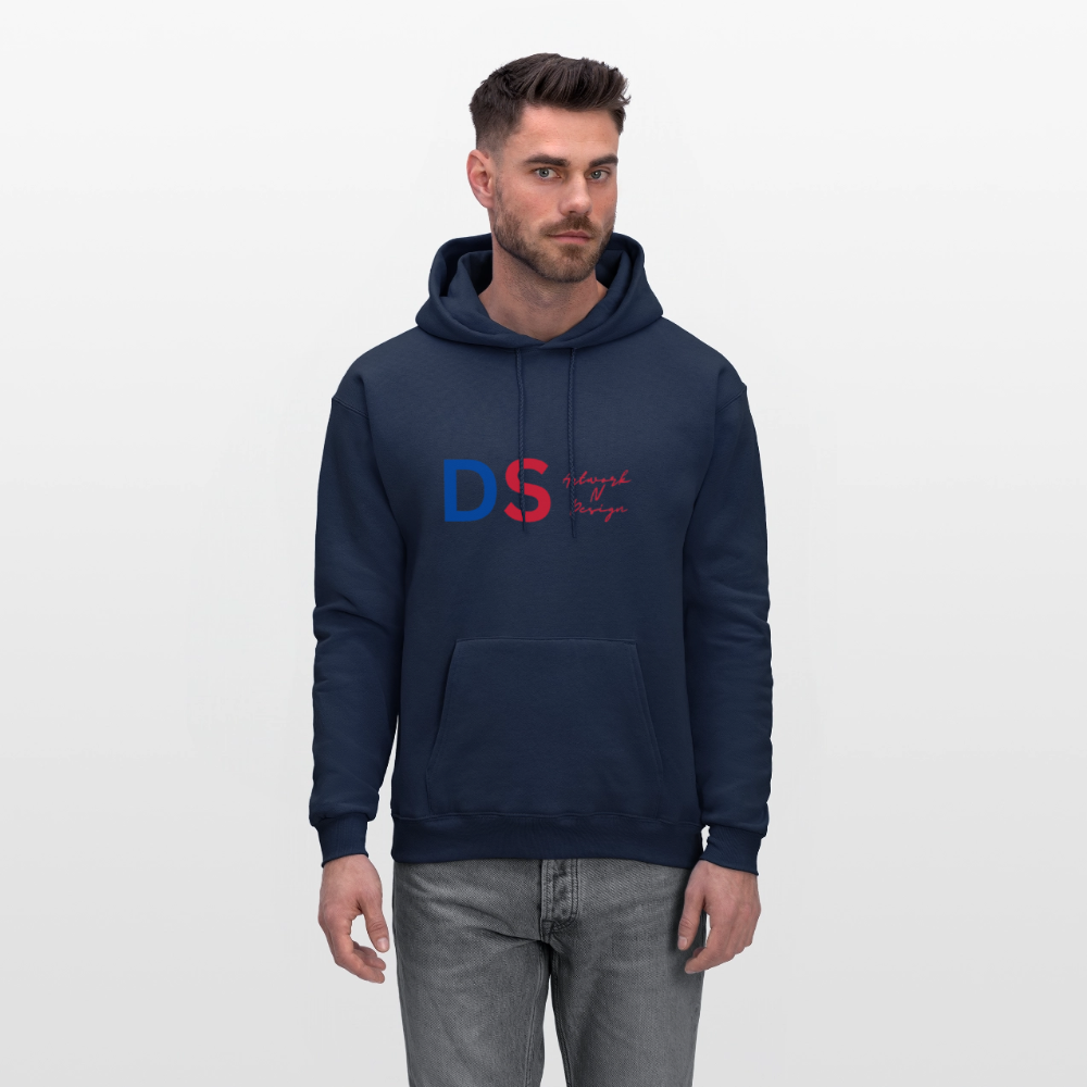 DS Artwork N Design - Men's Hoodie red and blue - navy