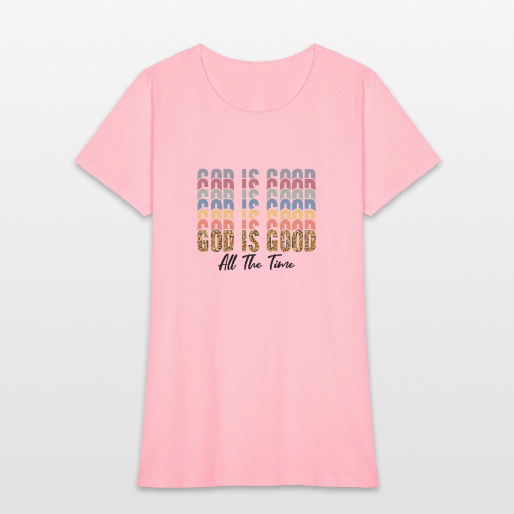 Good is God - Colorful Women's short Sleeve T-Shirt - pink