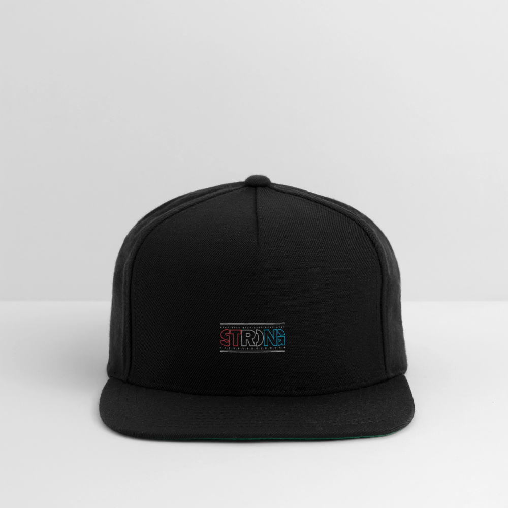 Stay Strong - Snapback Baseball Cap - black