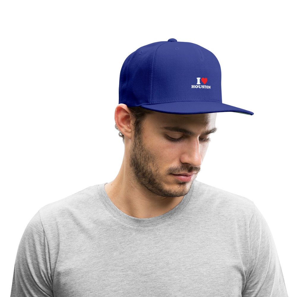 I Love Houston - Snapback Cap - royal blue