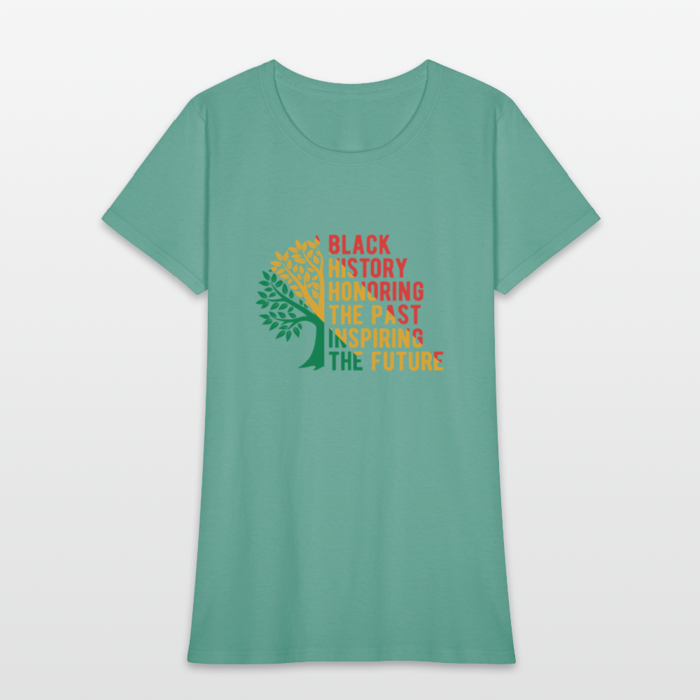 Black History - Women's T-Shirt - aquatic