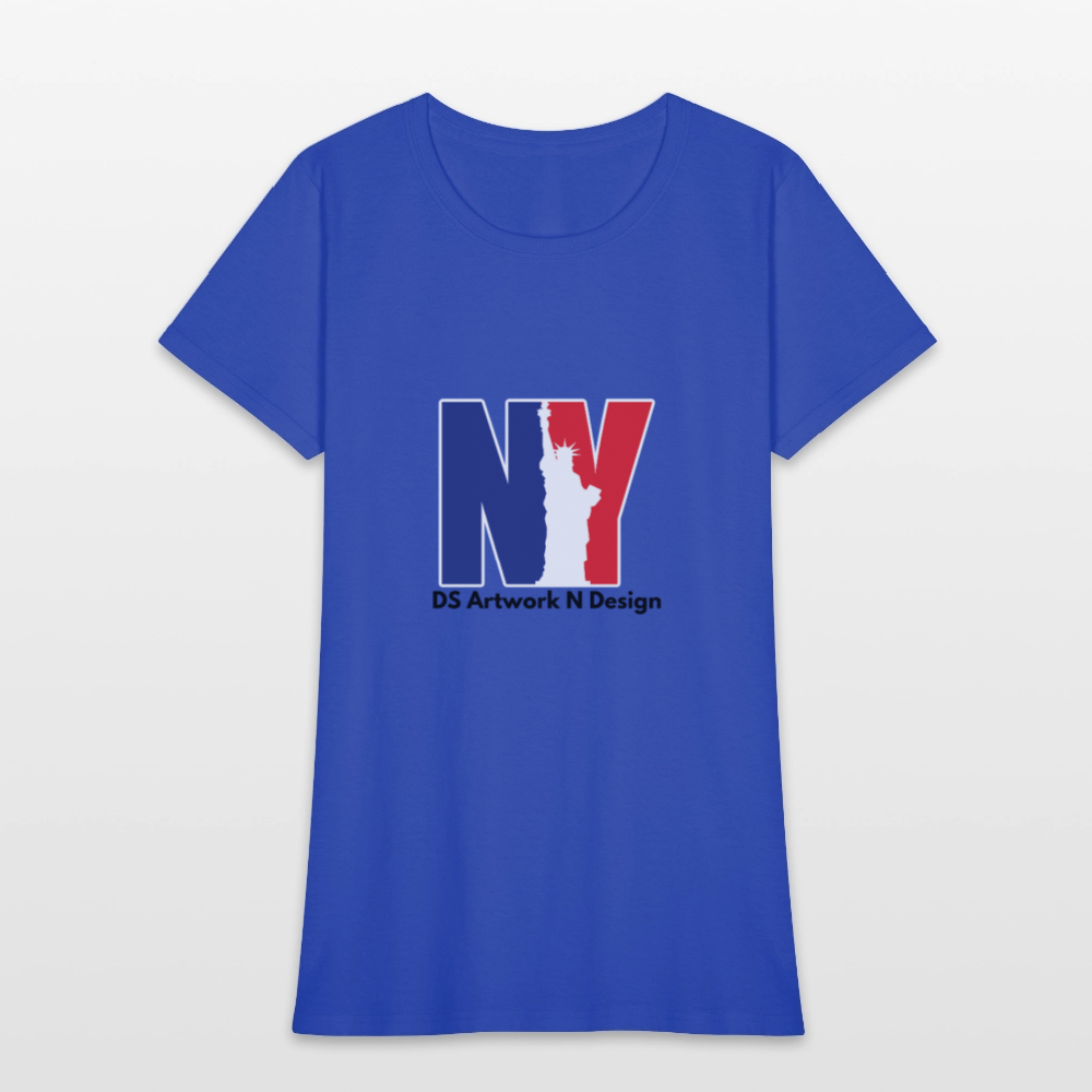NY - Women's T-Shirt - royal blue
