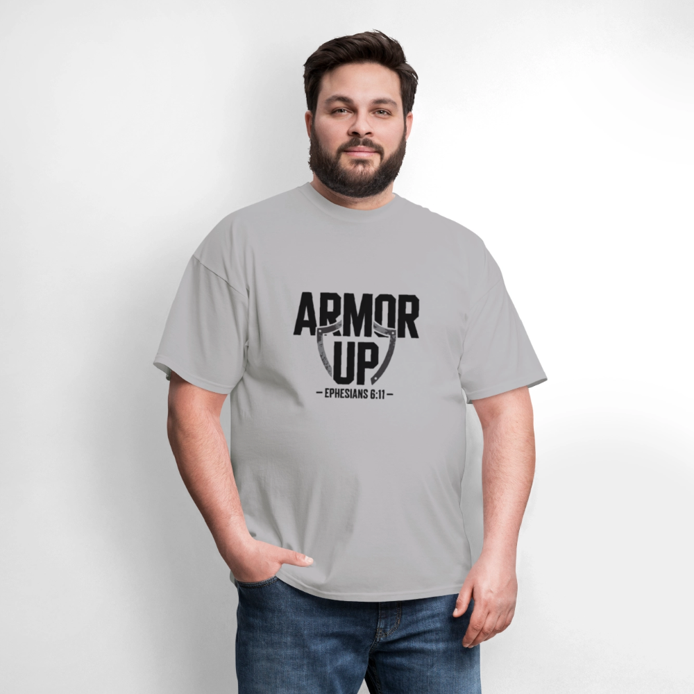 Armor Up - men's t-shirt - gravel