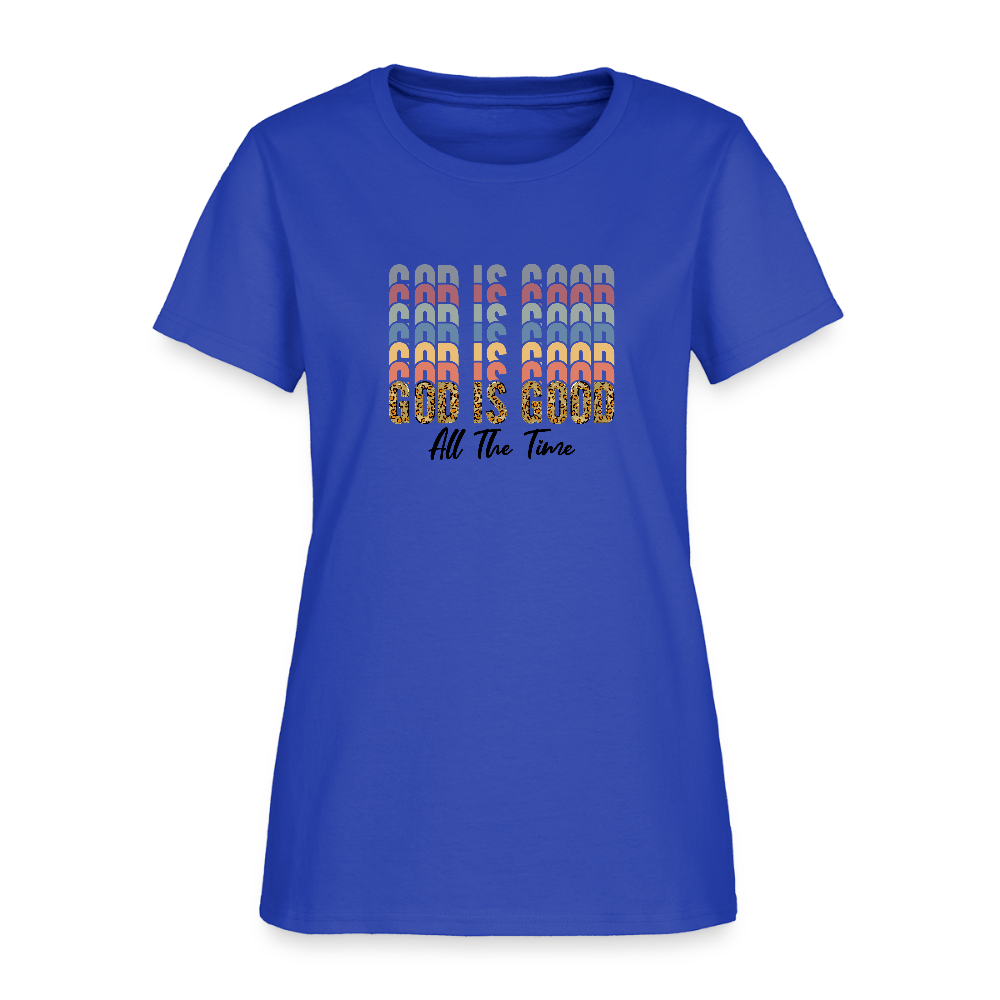 Good is God - Colorful Women's short Sleeve T-Shirt - royal blue