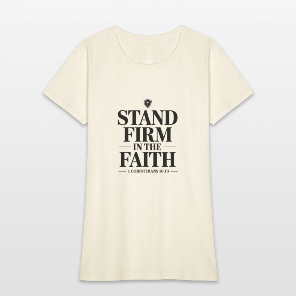 Stand Firm - women's t-shirt - off white