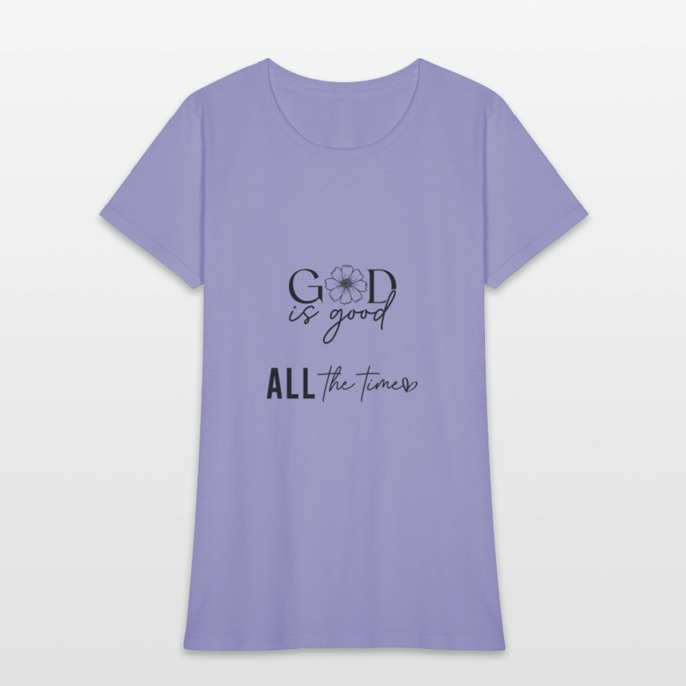 God is Good-Women's short Sleeve T-Shirt - lavender