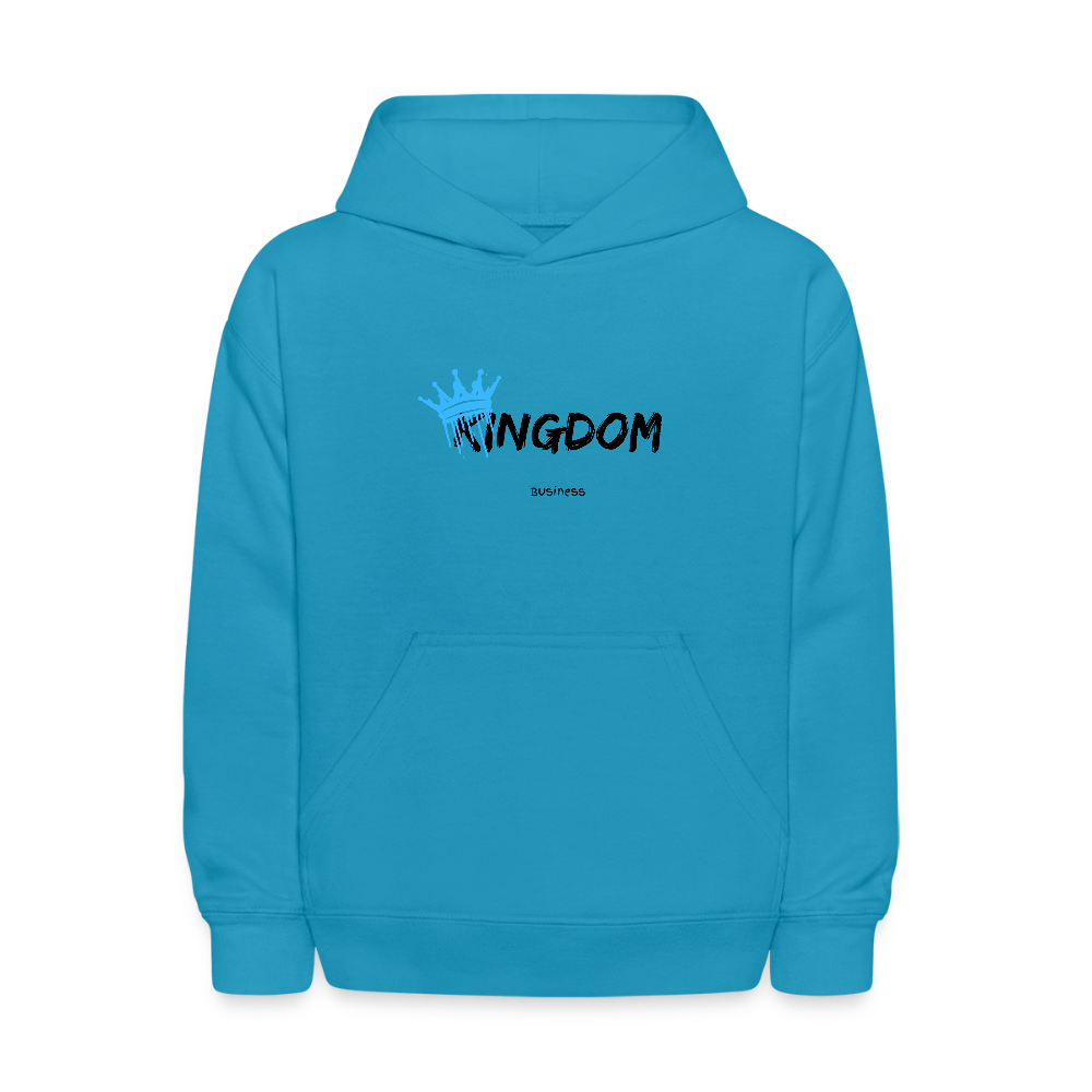 Kingdom Business - Kids' Hoodie - turquoise