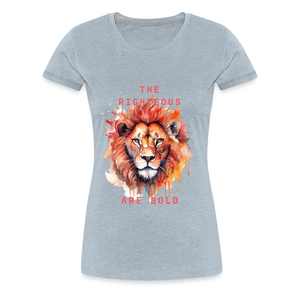 Bold Lion - Women’s T-Shirt - heather ice blue