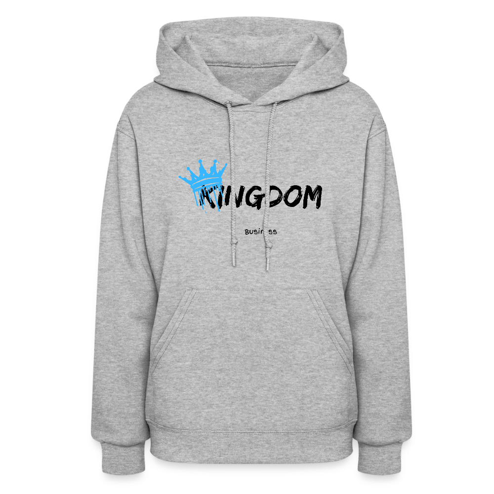 Kingdom Business - Women's Hoodie - heather gray
