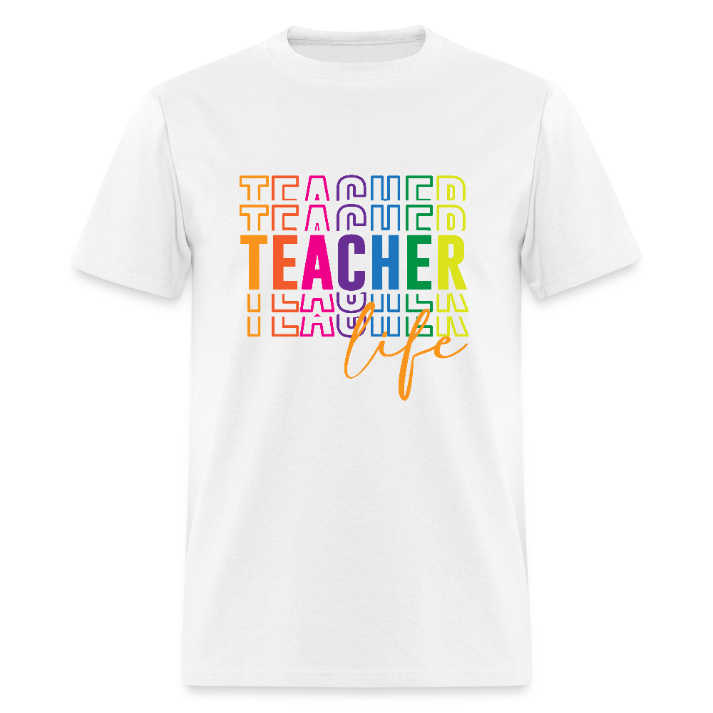 Teacher Life - T-Shirt - white