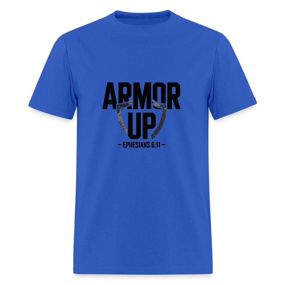 Armor Up - men's t-shirt - royal blue