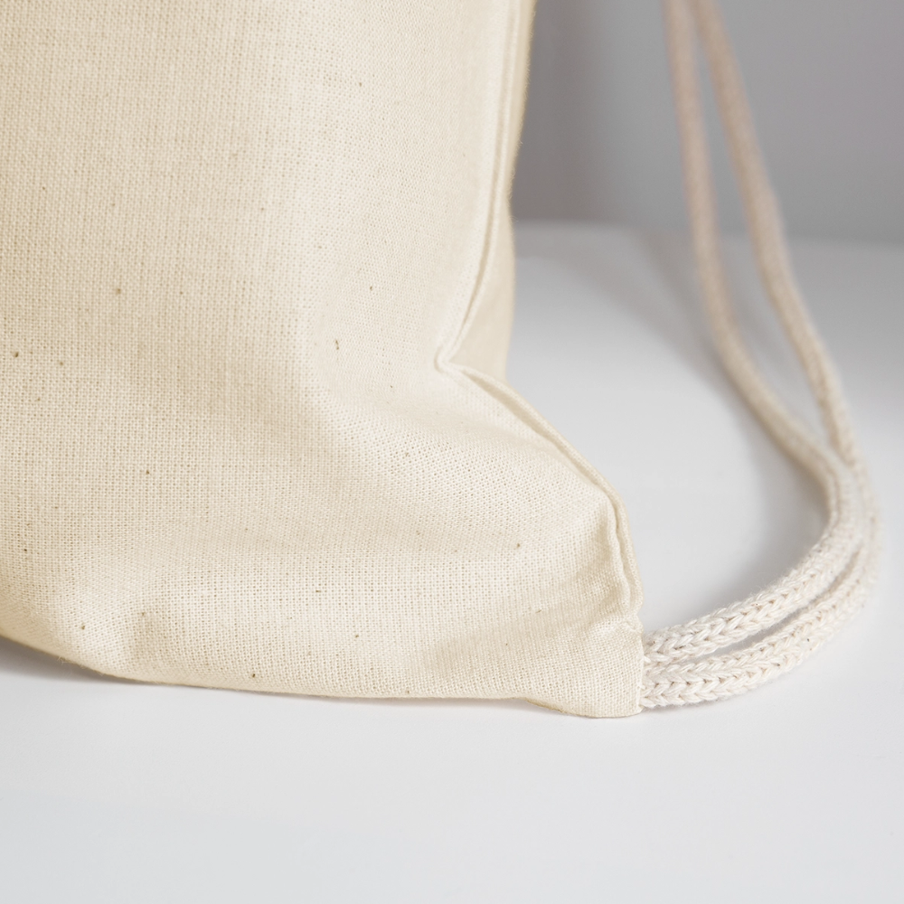 Made in Texas - Cotton Drawstring Bag - natural