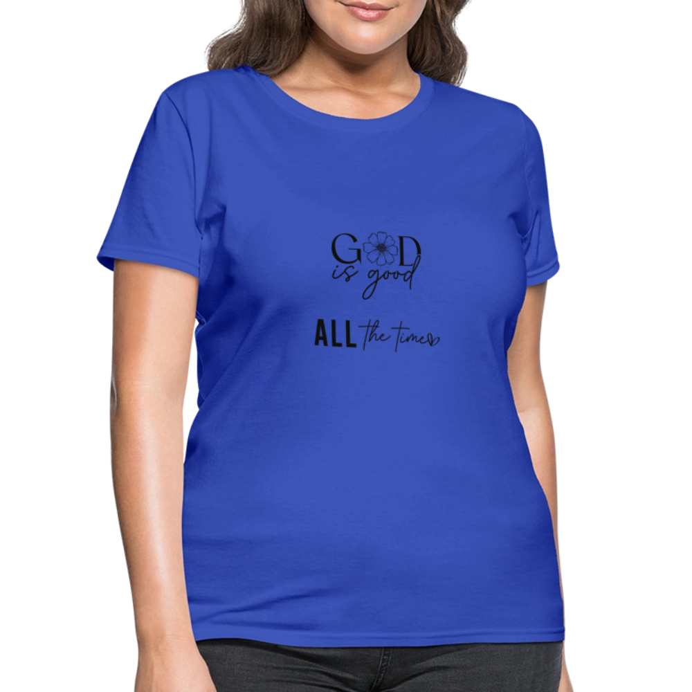God is Good-Women's short Sleeve T-Shirt - royal blue