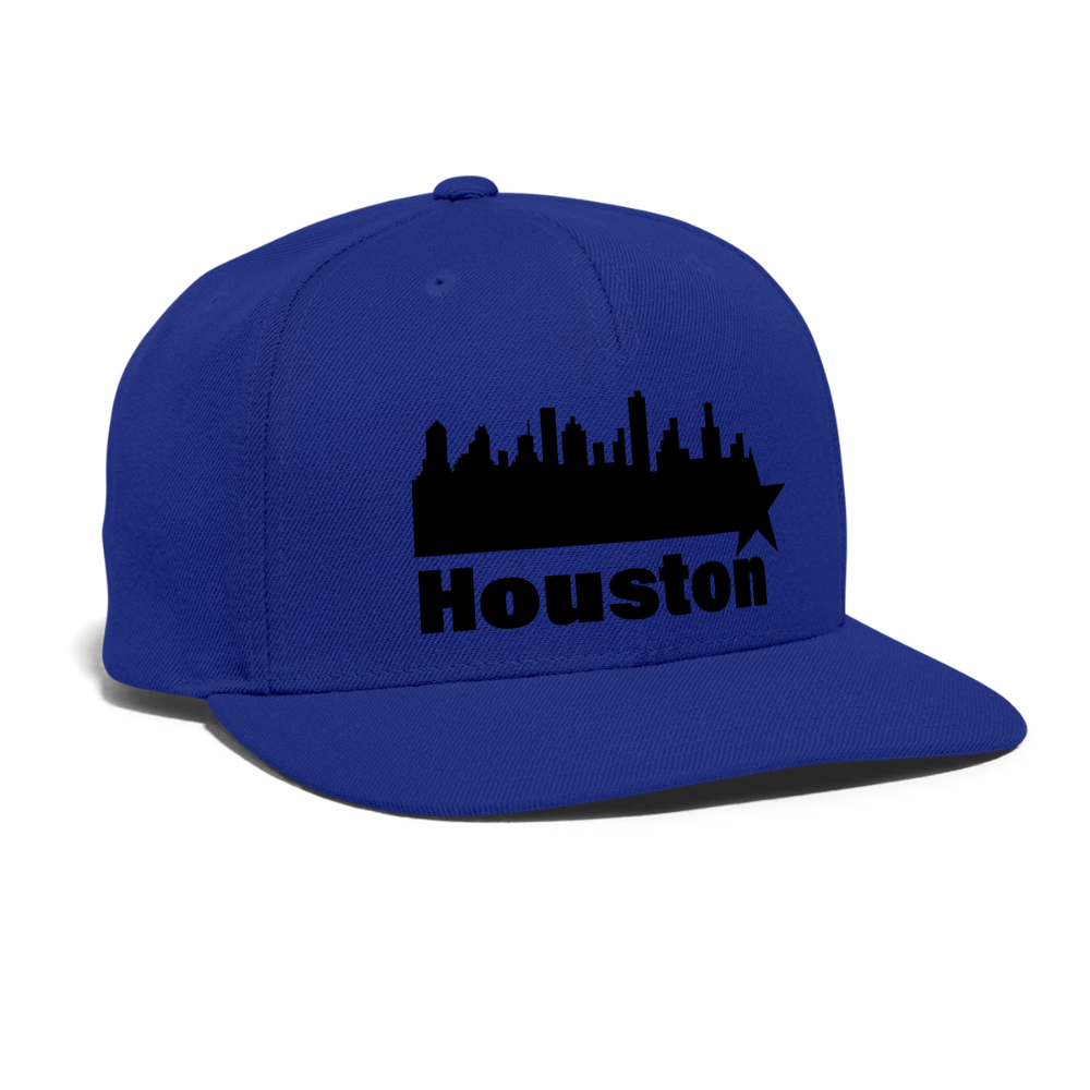 Houston skyline - Snapback Cap - royal blue