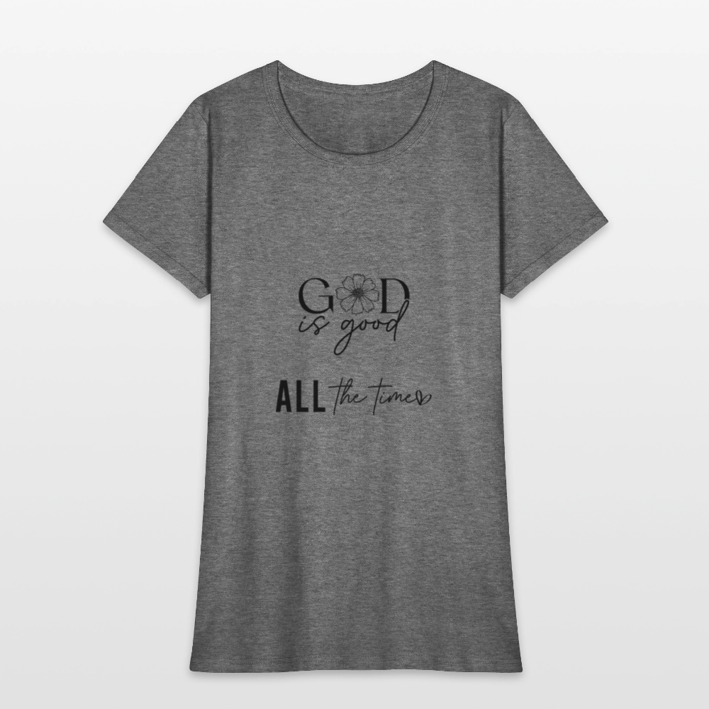 God is Good-Women's short Sleeve T-Shirt - graphite heather