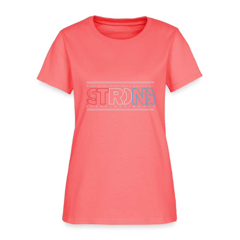 Stay Strong - Women's T-Shirt - coral