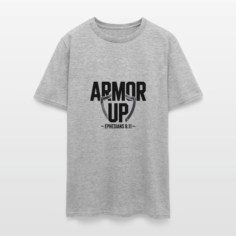 Armor Up - men's t-shirt - heather gray