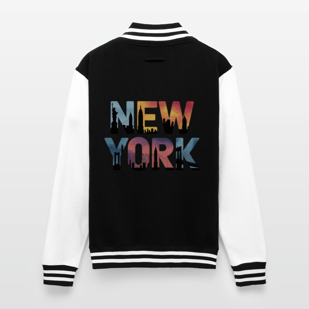 NY Color - Letterman Jacket - black/white