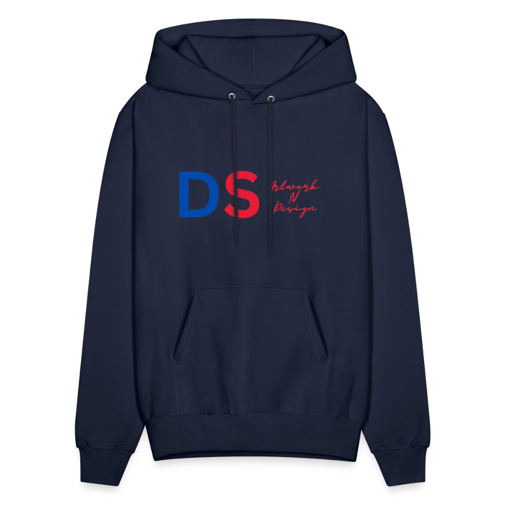 DS Artwork N Design - Men's Hoodie red and blue - navy