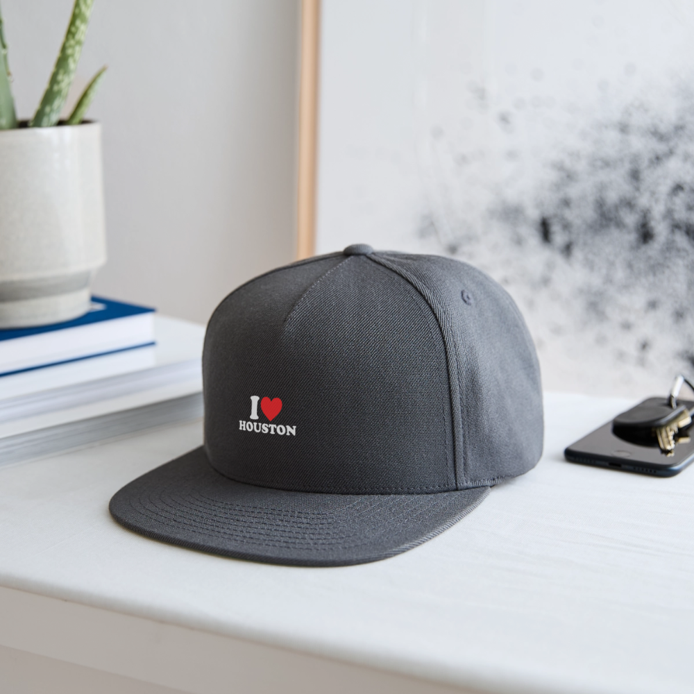 I Love Houston - Snapback Cap - dark grey