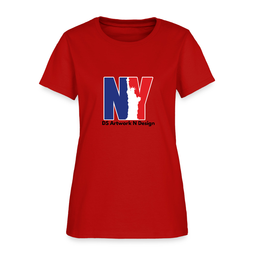 NY - Women's T-Shirt - red
