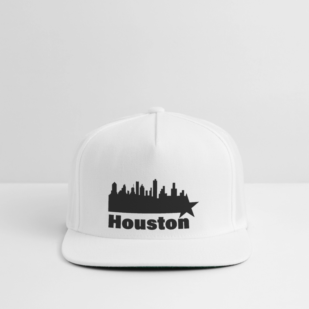 Houston skyline - Snapback Cap - white