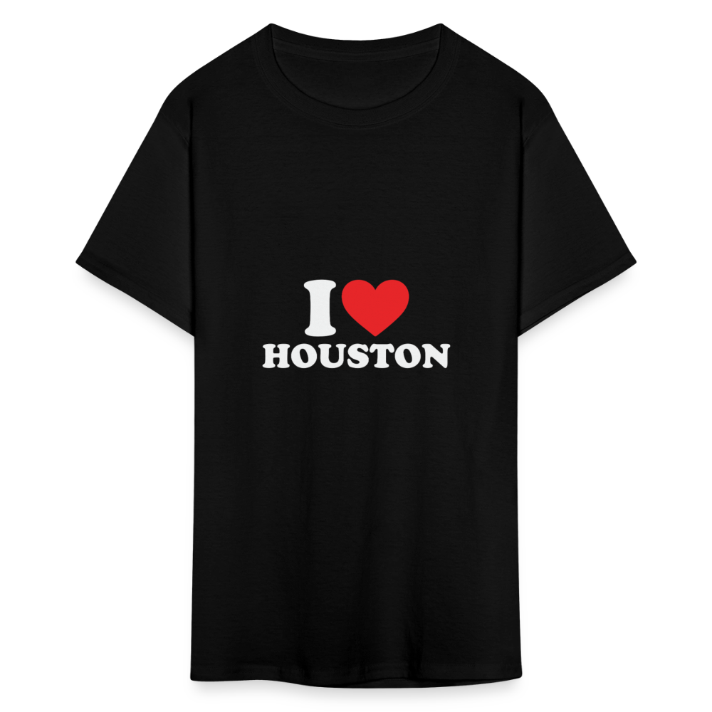 I Love Houston - Unisex T-Shirt - black