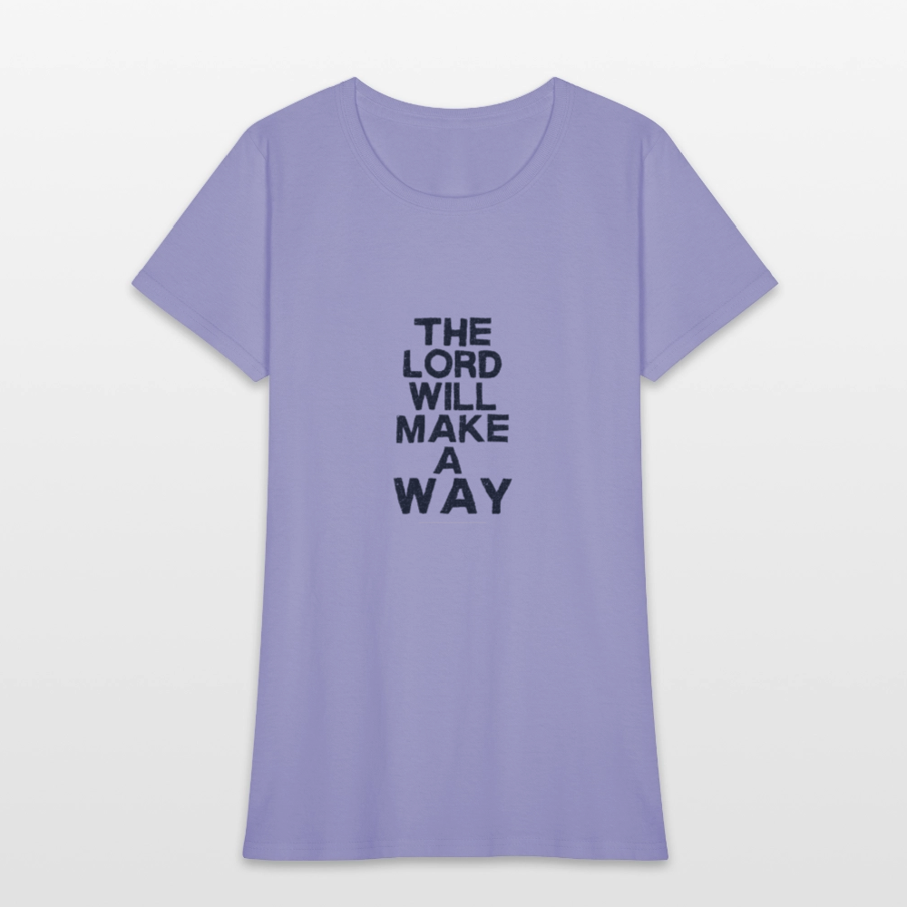The Lord will make a way - Women's T-Shirt - lavender