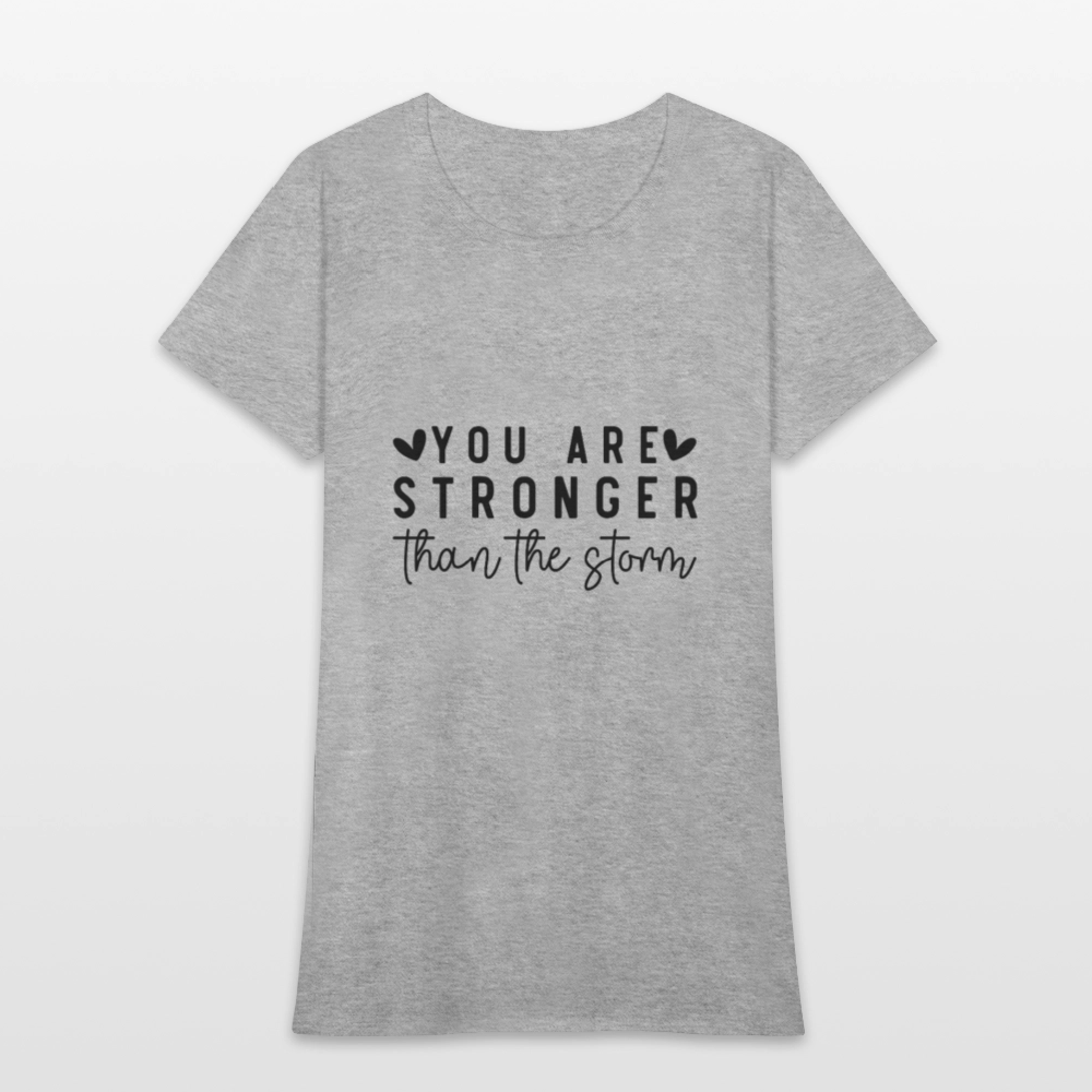 You are Strong - Women's T-Shirt - heather gray