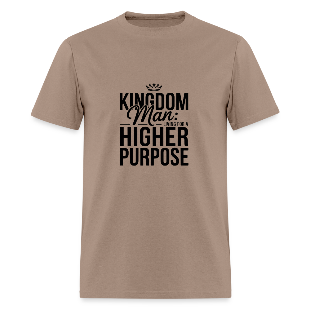 Kingdom man - men's t-shirt - brown savana